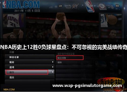 NBA历史上12胜0负球星盘点：不可忽视的完美战绩传奇