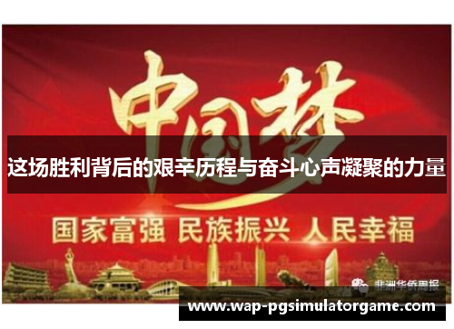这场胜利背后的艰辛历程与奋斗心声凝聚的力量